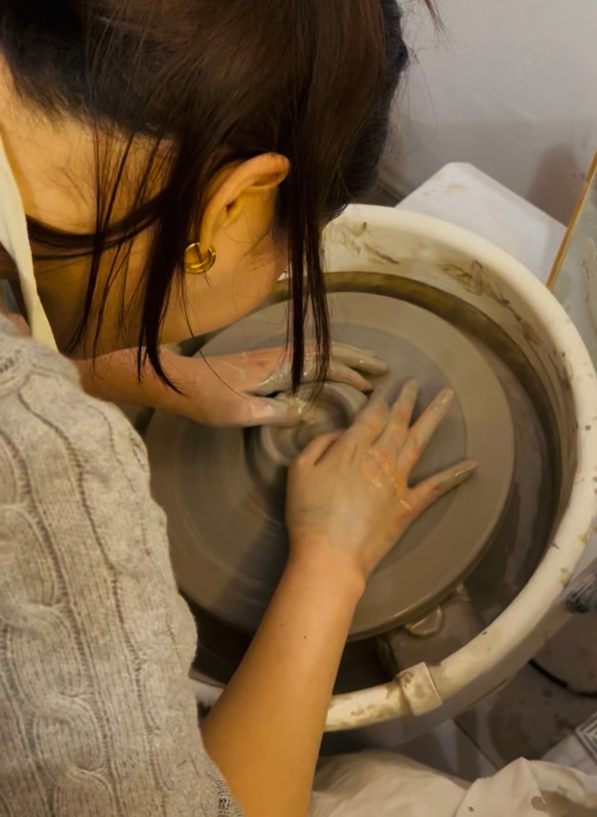 1:1 pottery wheel
