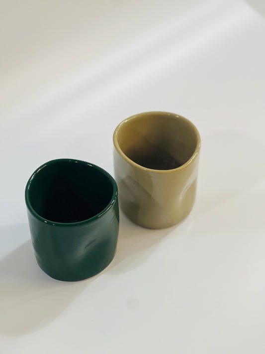 Ceramic Wavy Thumb Cups Workshop