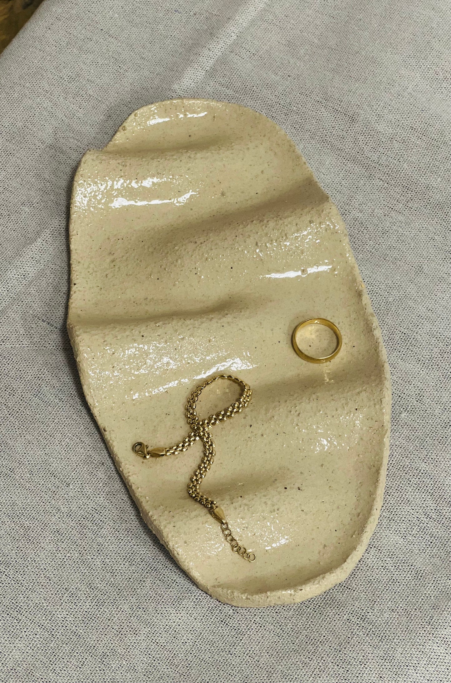 Wavy Trinket/Jewelery Plate