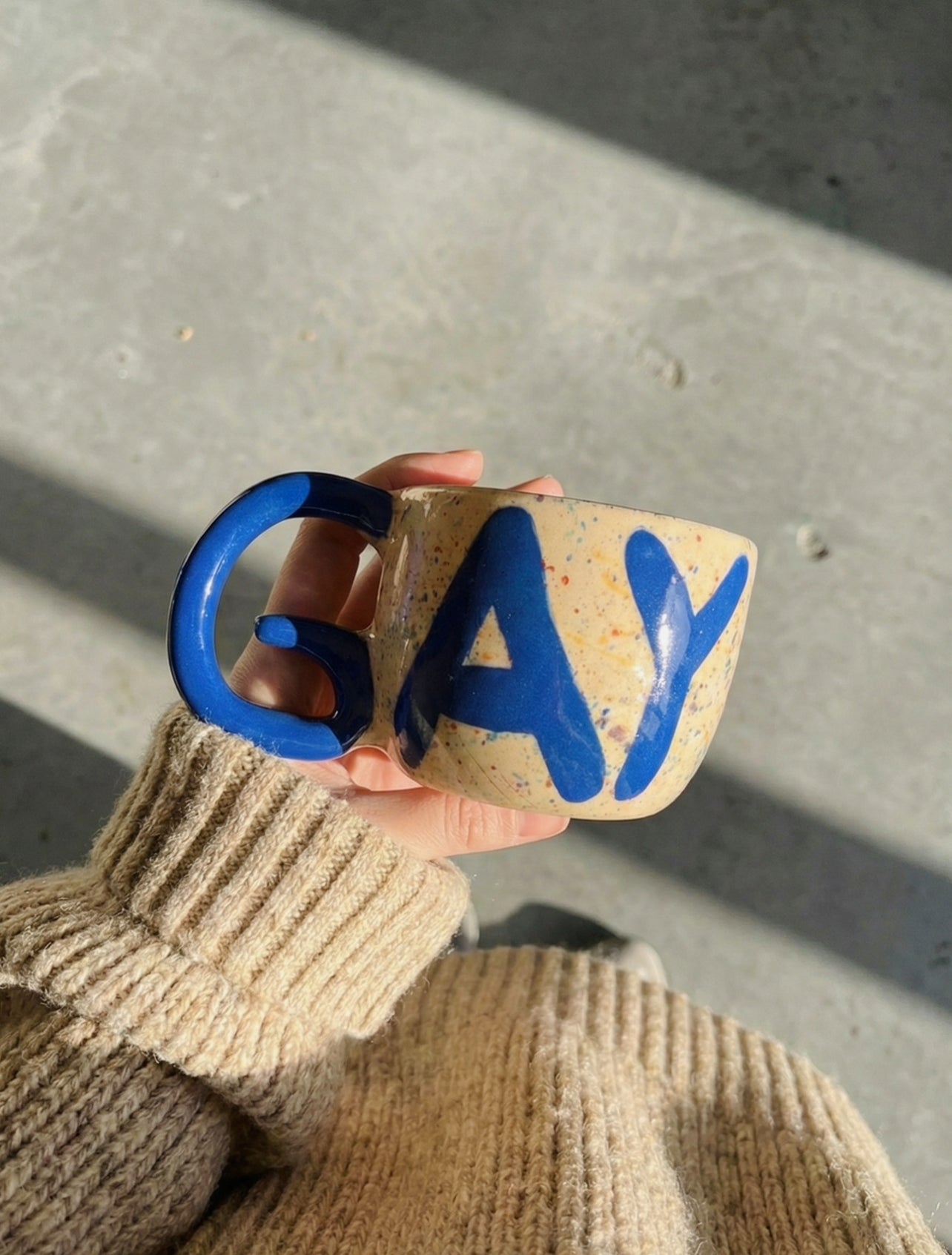 ceramic gay mug handmade